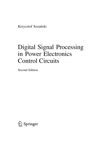 Digital Signal Processing in Power Electronics Control Circuits