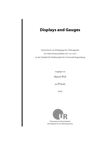 Displays and gauges [PhD thesis]