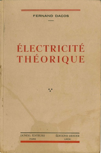 Electricité théorique