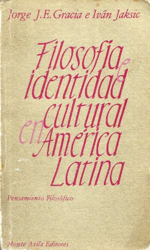 Filosofía e Identidad Cultural en América Latina