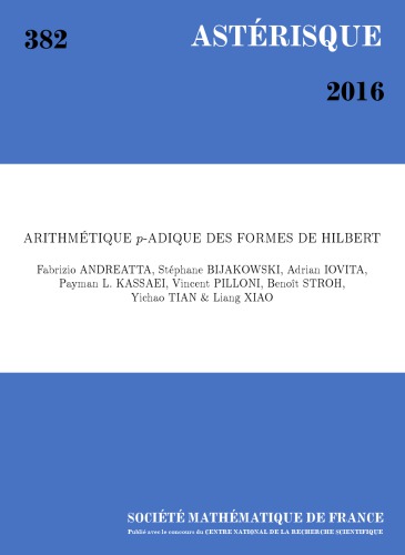 Arithmetique P-adique Des Formes De Hilbert