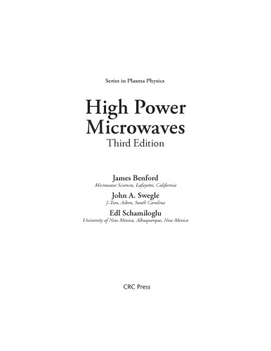 High Power Microwaves