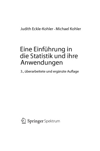 Eine Einführung in die Statistik und ihre Anwendungen