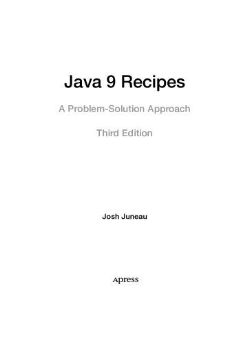 Java 9 Recipes: A Problem-Solution Approach