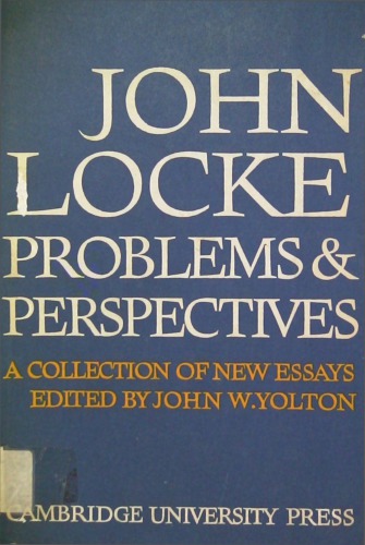 John Locke, Problems and perspectives, A collection of new essays