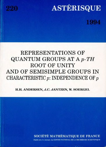 Representations of quantum groups at a p-th root of unity and of semisimple groups in characteristic p: Independence of p