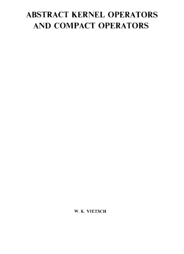 Abstract kernel operators and compact operators