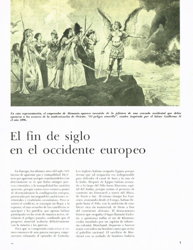 El fin del siglo en el Occidente Europeo (Capítulo 1)