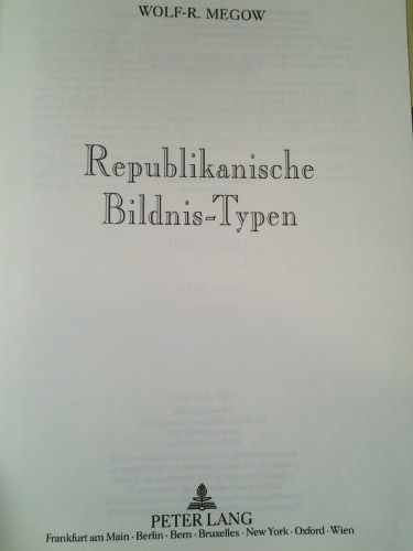 Republikanische Bildnis-Typen