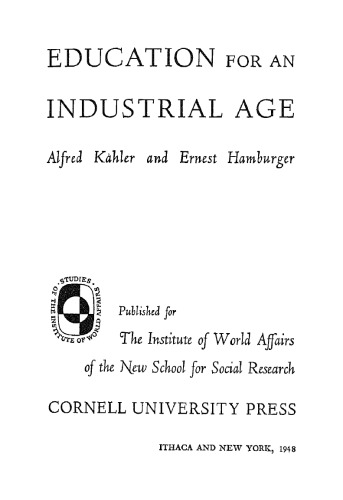 Education for an Industrial Age