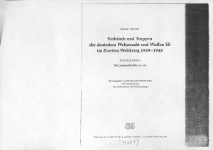 Verbande und Truppen der deutschen Wehrmacht und Waffen-SS im Zweiten Weltkrieg 1939-45. Funfter Band. Die Landstreitkrafte 31-70