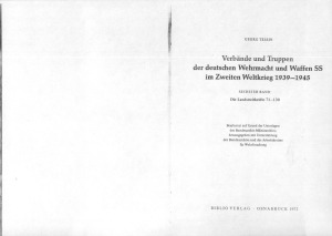 Verbande und Truppen der deutschen Wehrmacht und Waffen-SS im Zweiten Weltkrieg 1939-45. Sechster Band. Die Landstreitkrafte 71-130