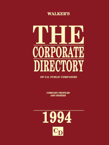 The Corporate Directory of U.S. Public Companies