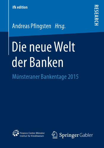 Die neue Welt der Banken: Münsteraner Bankentage 2015