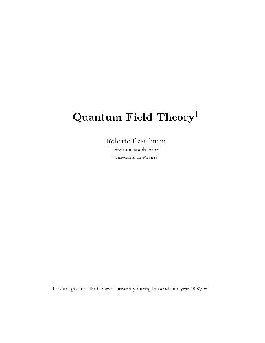 Lectures on quantum field theory