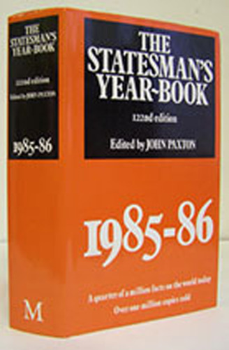 The Statesman’s Year-Book: Statistical and Historical Annual of the States of the World for the Year 1985–1986