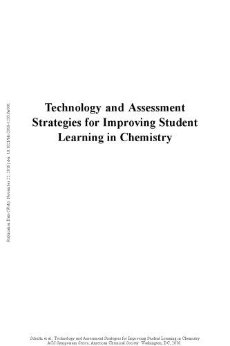 Technology and assessment strategies for improving student learning in chemistry