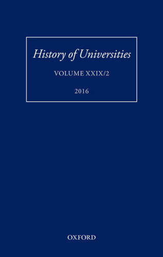 History of universities. Volume XXIX/2