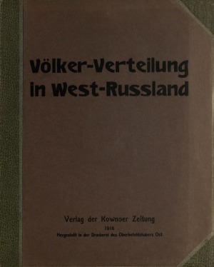 Völker-Verteilung in West-Russland