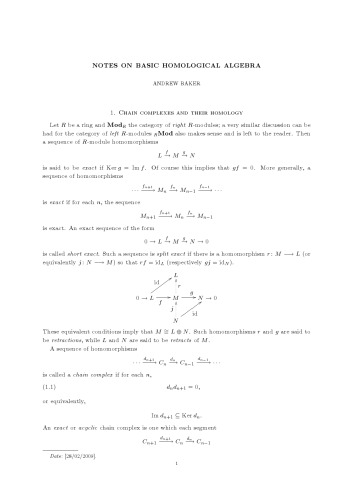 Notes on basic homological algebra [expository notes]