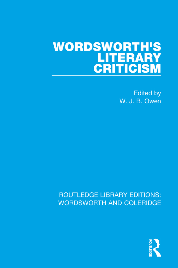 Wordsworth’s Literary Criticism