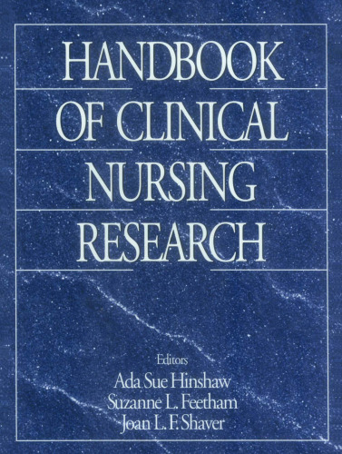 Handbook of Clinical Nursing Research