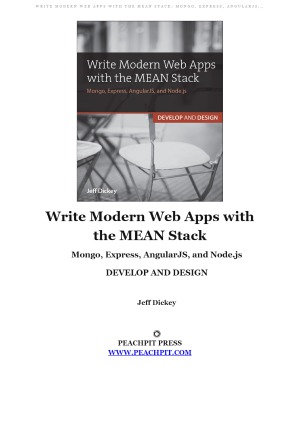 Write Modern Web Apps with the MEAN Stack