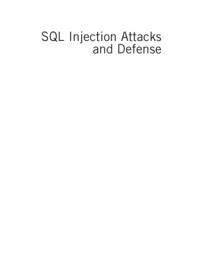 SQL Injection Attacks and Defense