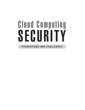 Cloud Computing Security  Foundations and Challenges