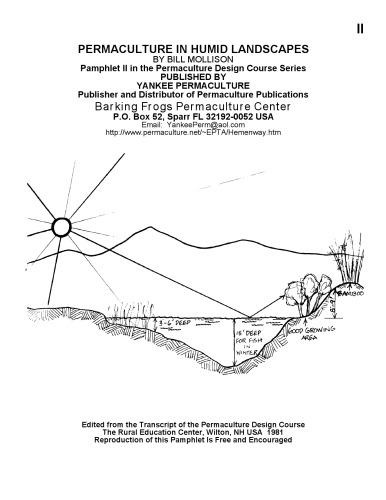 Permaculture in humid lanscapes