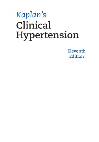 Kaplan’s Clinical Hypertension