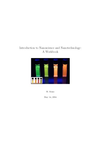 Introduction to Nanoscience and Nanotechnology: A Workbook