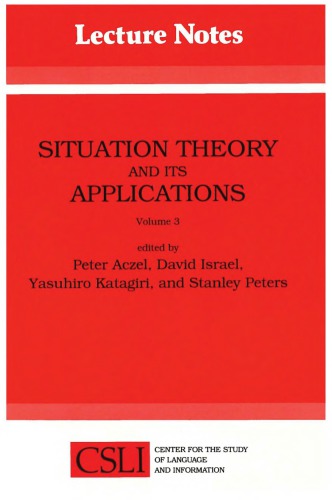 Situation Theory and Its Applications