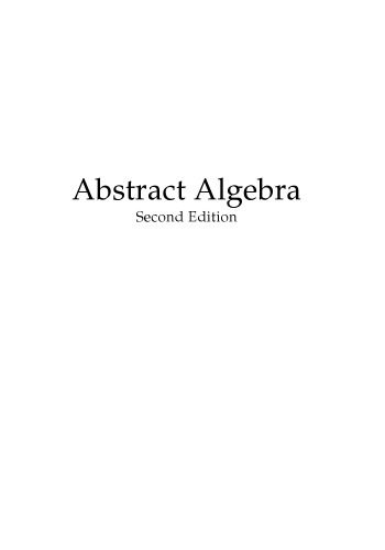 Abstract Algebra