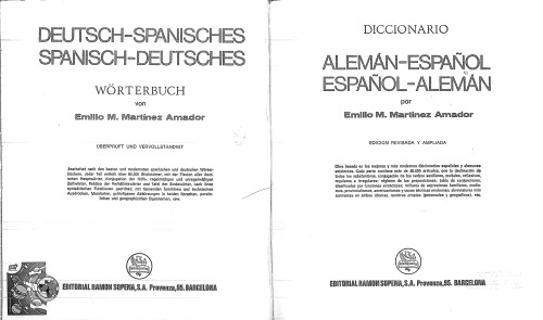 Diccionario alemán-español, español-alemán = Wörterbuch deutsch-spanisch, spanisch-deutsch