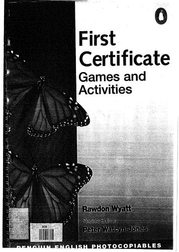 First Certificate Games and Activities