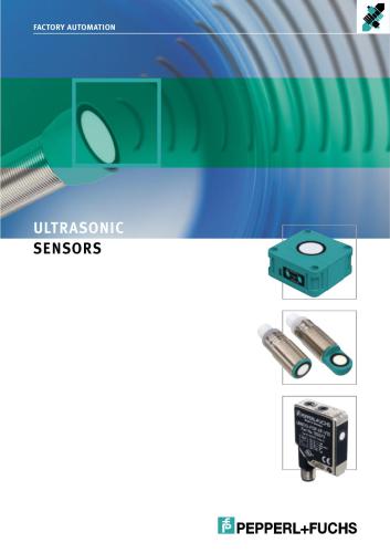 Ultrasonic sensors. Pepperl + Fuchs catalogue