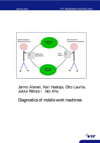 Diagnostics of mobile work machines