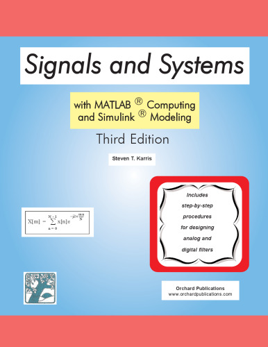 Signals and Systems with MATLAB Computing and Simulink Modeling