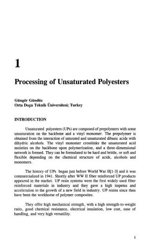 Advanced Polymer Processing Operations