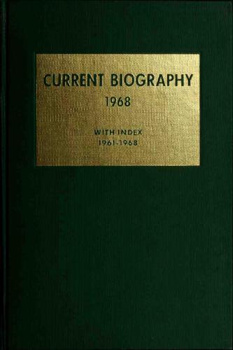 Current Biography Yearbook 1968