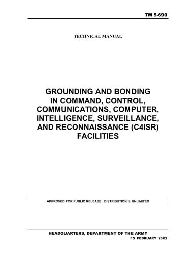 Departament of the army USA - Grounding and Bonding. Technical manual