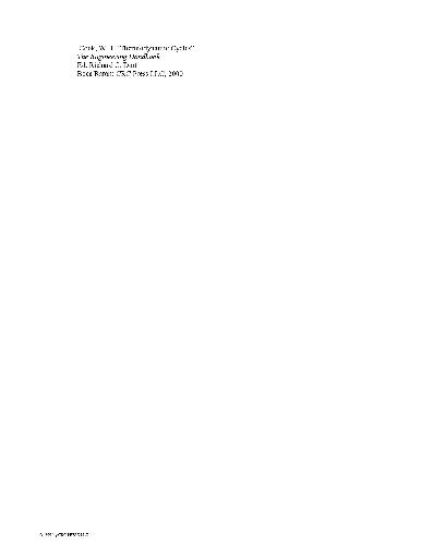 Mechanical Engineering Handbook - Thermodynamic Cycles