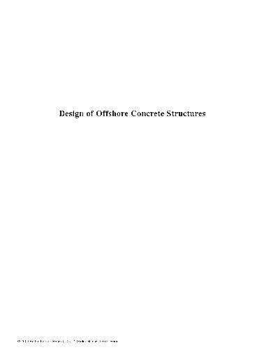 Design of Offshore Concrete Structures