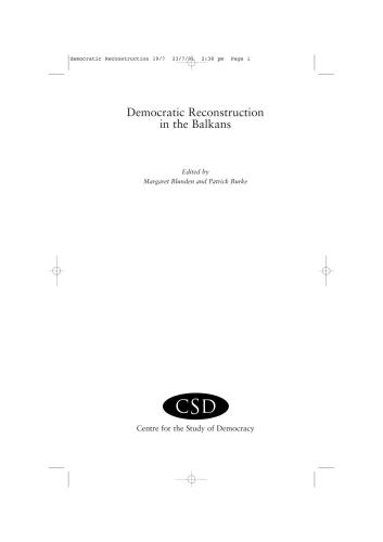 Democratic Reconstruction in the Balkans