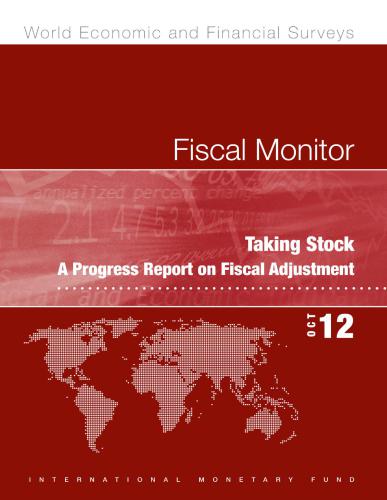 International Monetary Fund. Fiscal Monitor, October 2012