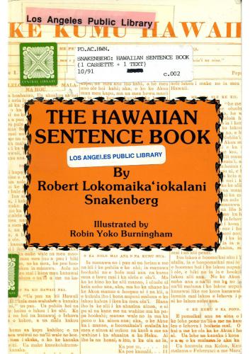 The Hawaiian Sentence Book