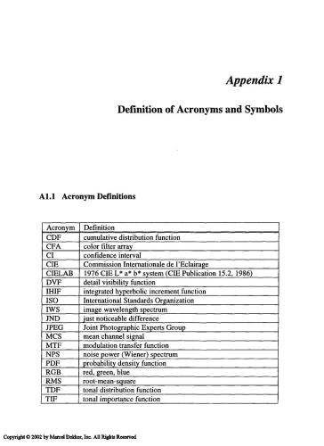 Handbook of Image Quality