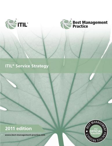 ITIL Service Strategy 2011 Edition