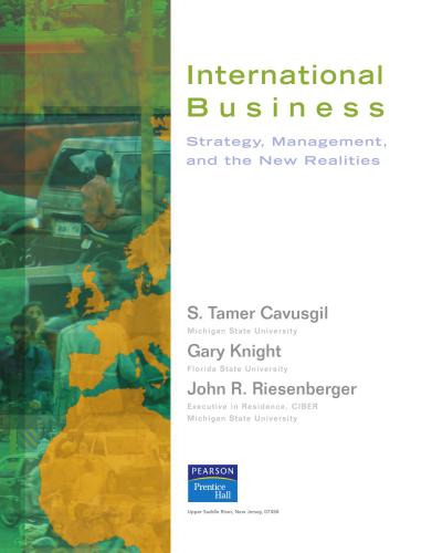 International Business: Strategy, Management, and the New Realities